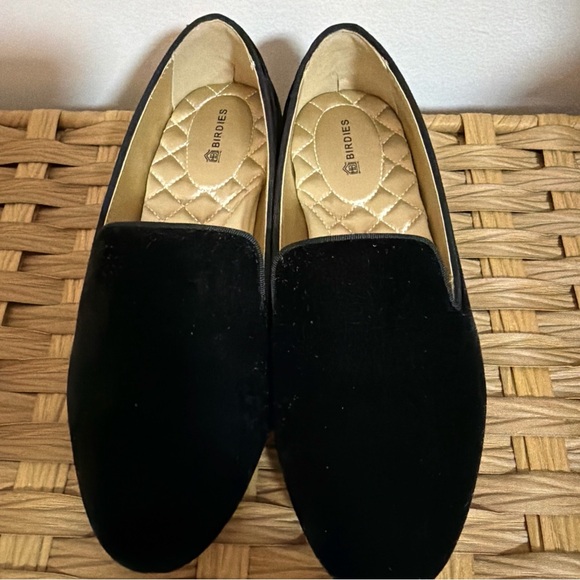 Birdies The Starling Slip On Loafer in Black Velvet | Women’s Size 7 - Picture 2 of 9